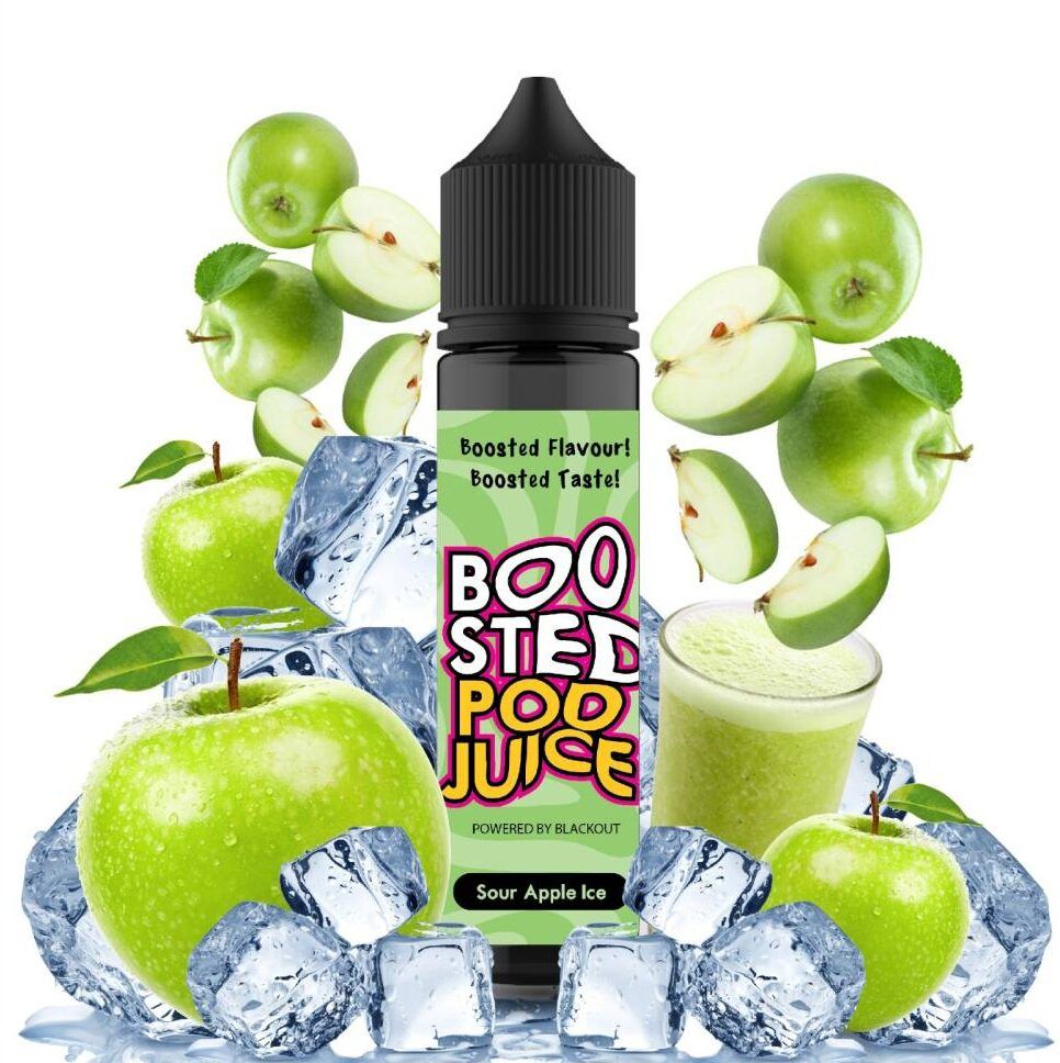 BOOSTED 60ML – Sour Apple Ice