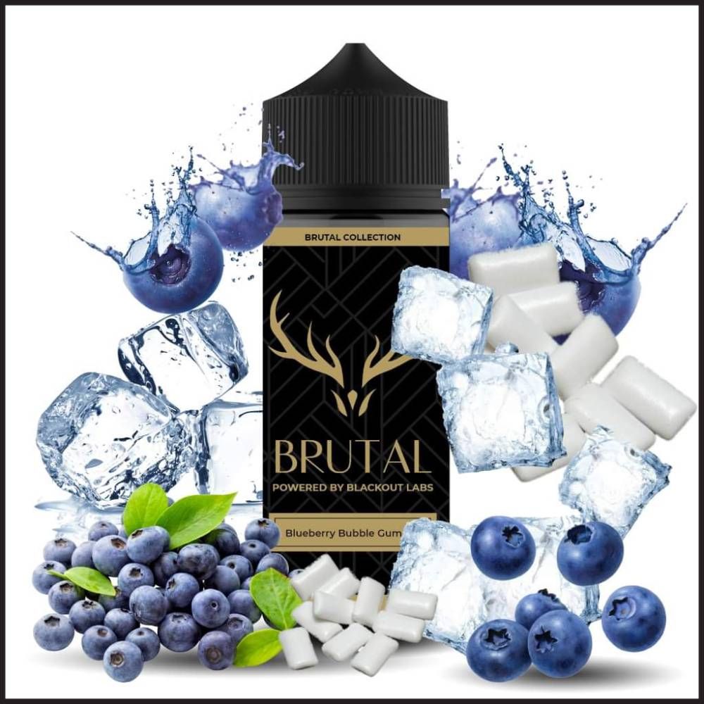 BRUTAL – Blueberry Bubble Gum Ice 120ML