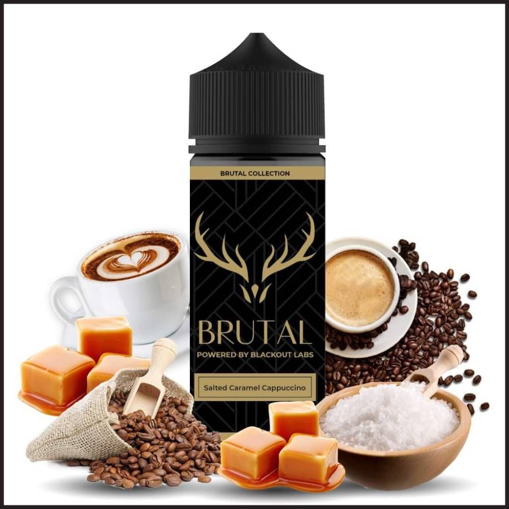 BRUTAL – Salted Caramel Cappuccino 120ML