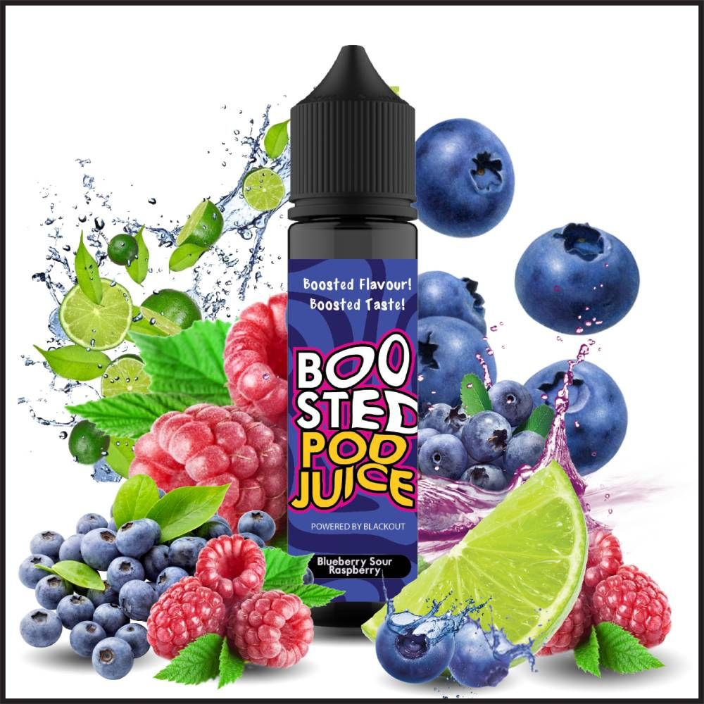 BOOSTED 60ML – Blueberry Sour Raspberry