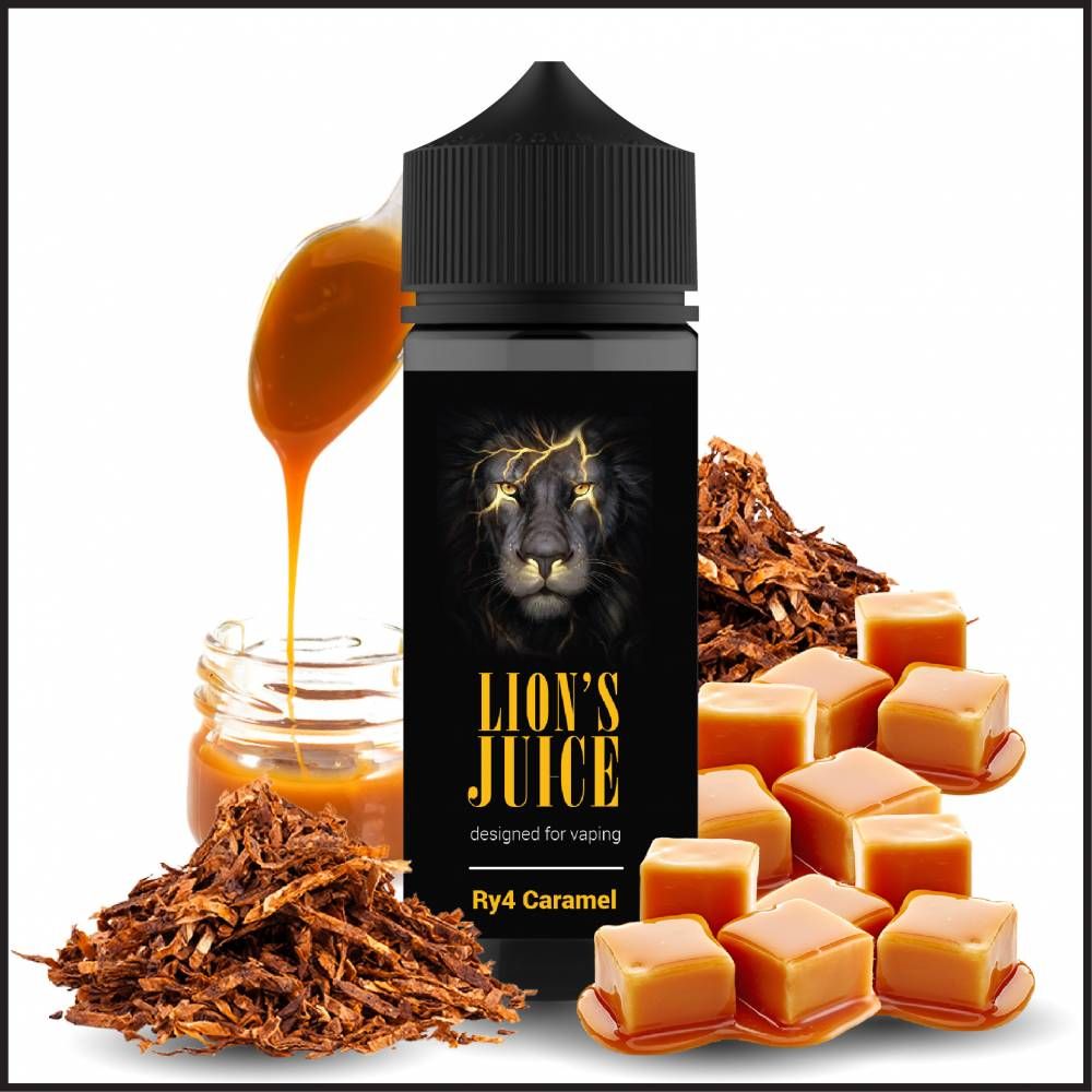 LIONS JUICE SHOT 100 ML – RY4 Caramel