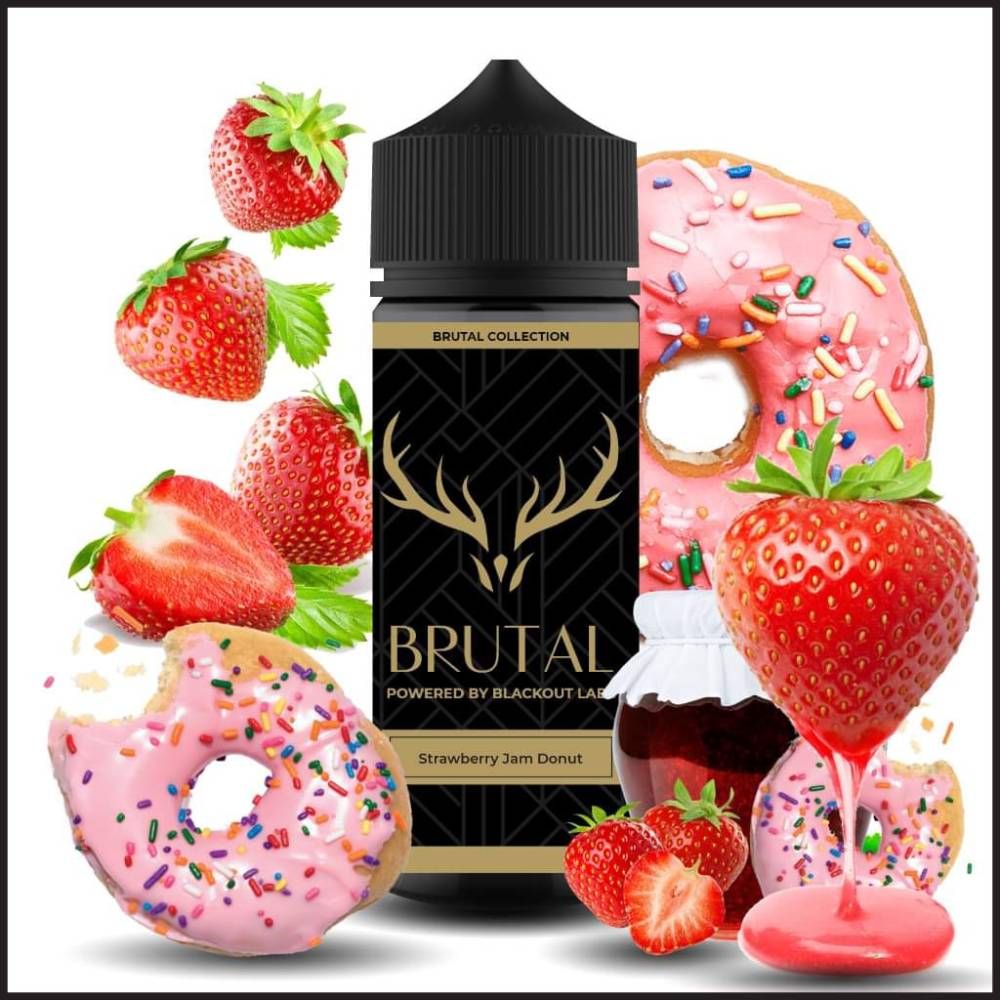 BRUTAL – Strawberry Jam Donut 120ML